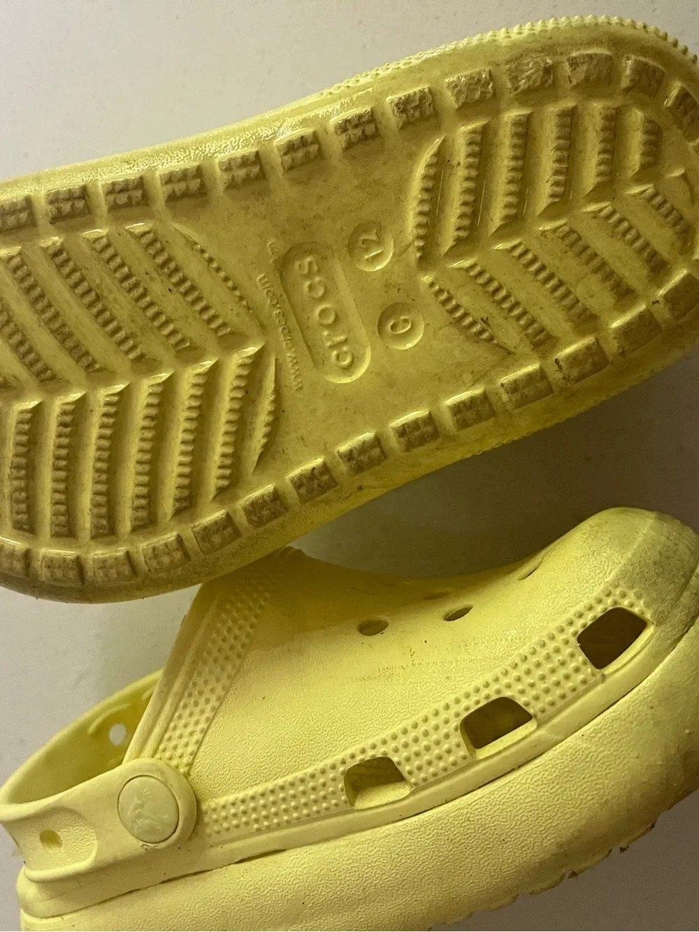 Crocs Cutie Crush - Yellow platform